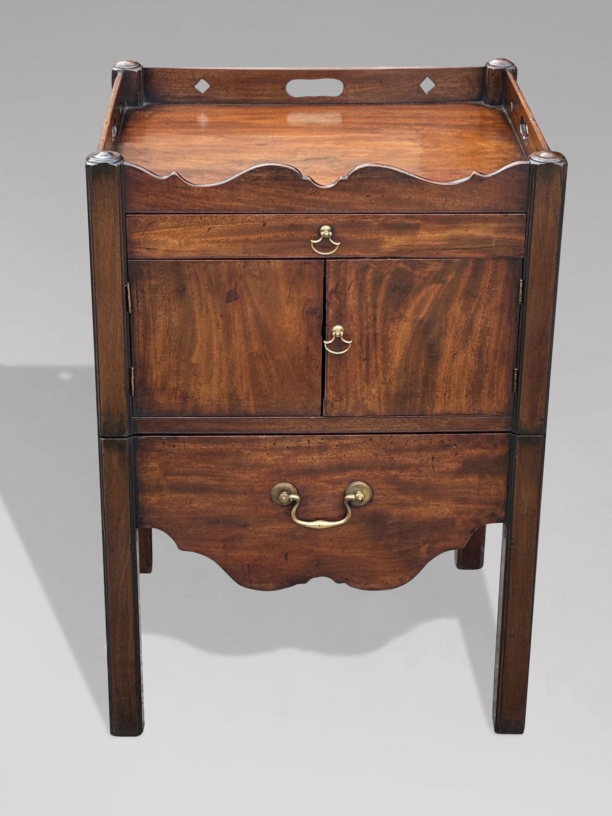 Pair Of Mid 18th Century George III Period Mahogany Bedside Commodes photo buy