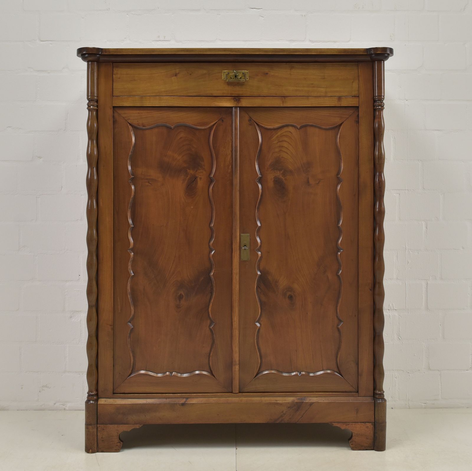 Antique! Restored Cherrywood Sideboard, Late Biedermeier, Louis Philippe Cabinet photo furniture