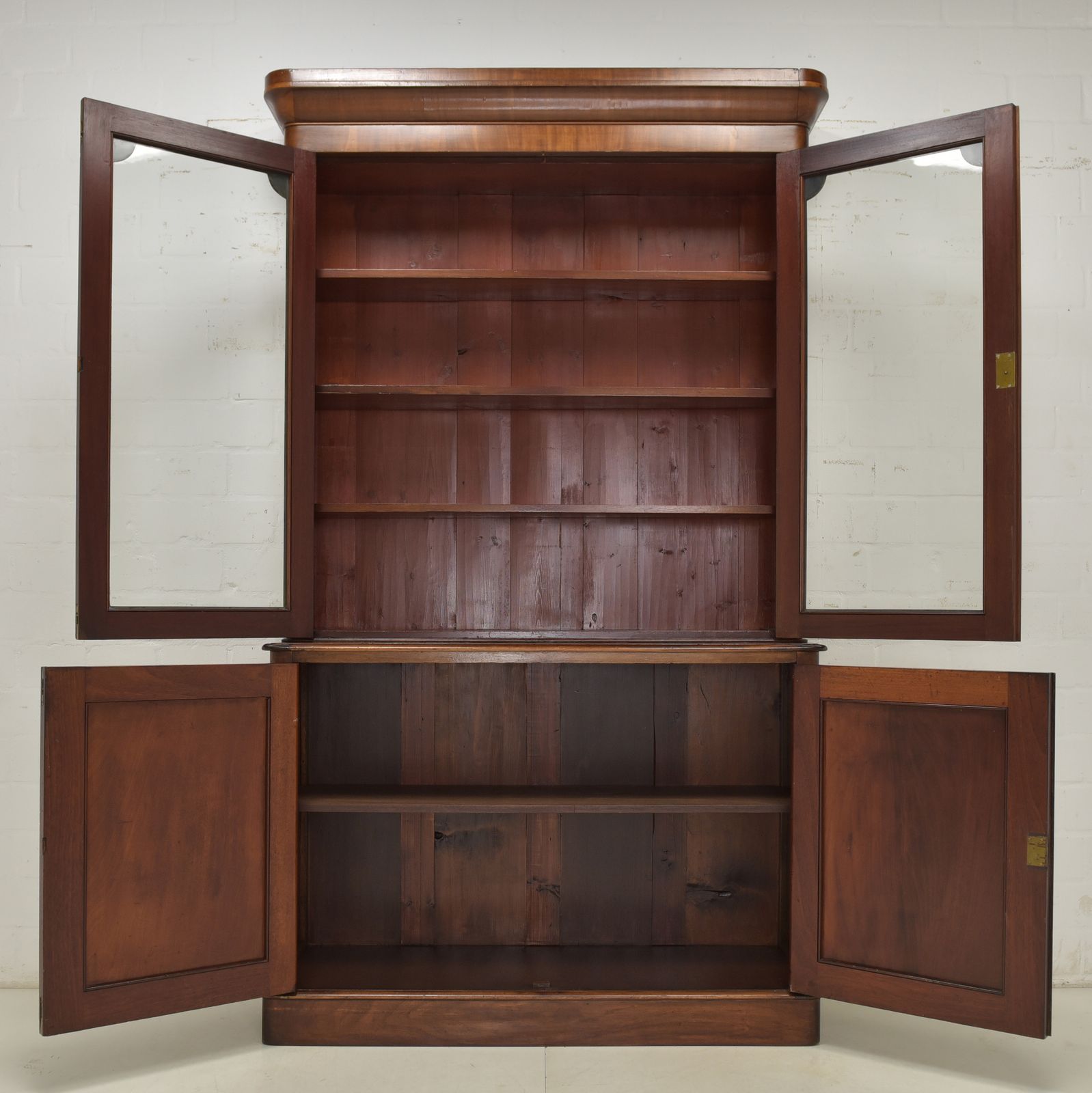 Antique! Restored Mahogany Buffet Cabinet, England, Circa 1880, Display Cabinet photo for sale