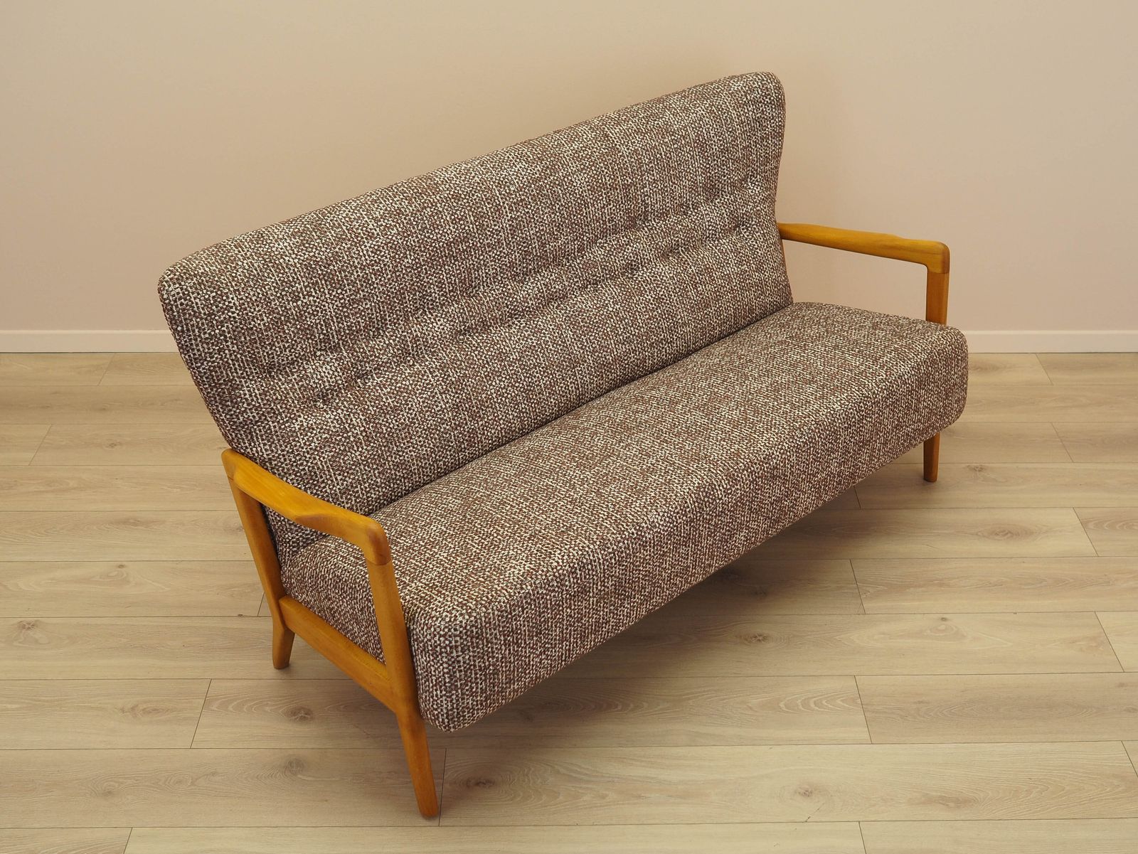 Beuken Bank, Deens Design, Jaren 1960, Fabrikant: Fritz Hansen photo vintage