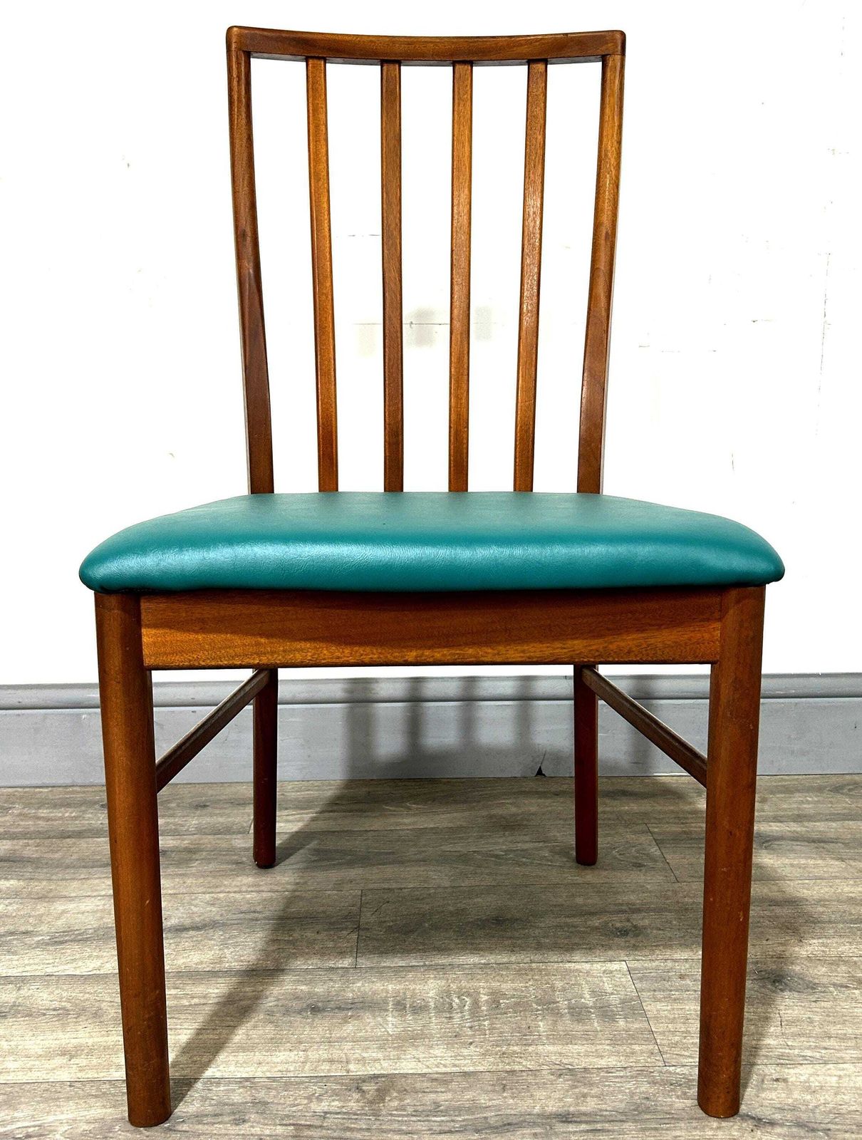 4 Refinished/Reupholstered Mid Century Teak Dining Chairs A.H. McIntosh No. 4203 1960's photo Furniture