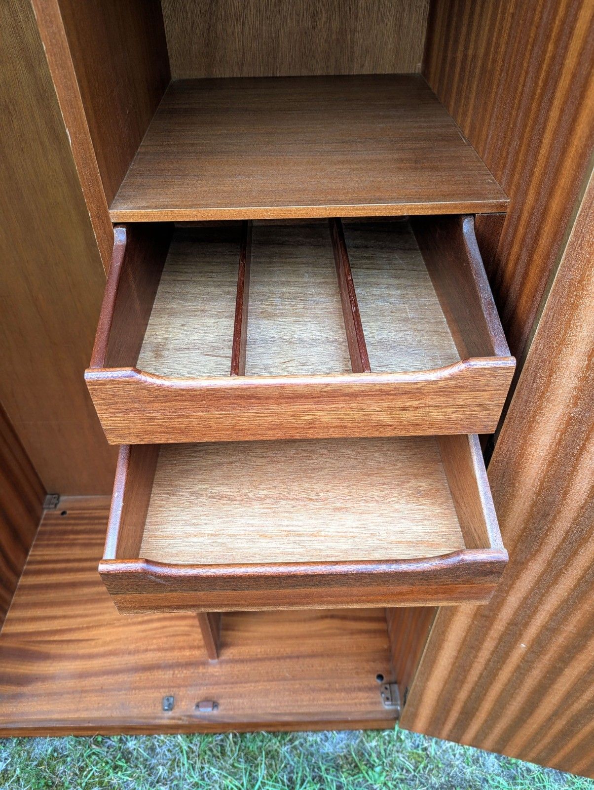 Mid Century G Plan Fresco Teak Double Wardrobe Delivery Available 0104. photo vintage