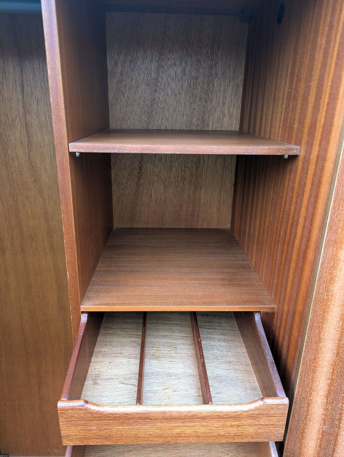 photo furniture Mid Century G Plan Fresco Teak Double Wardrobe Delivery Available 0104.