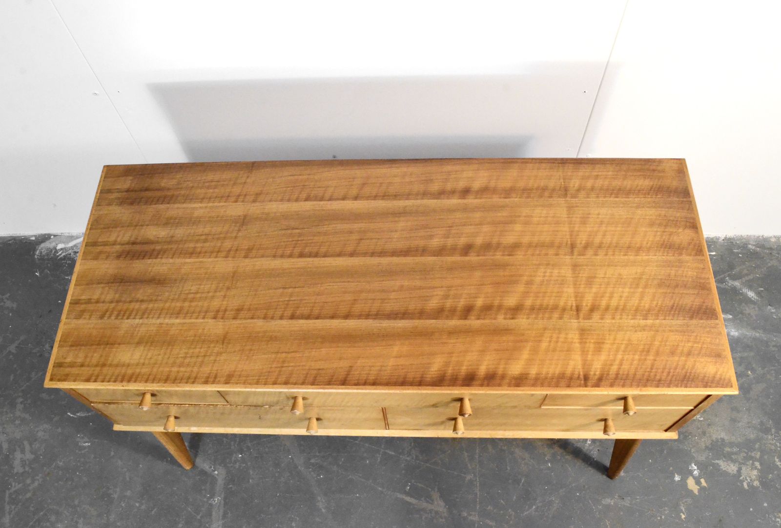 Midcentury Alfred Cox Sideboard Dresser In Walnut Modern Danish Style Vintage Scandinavian photo Furniture