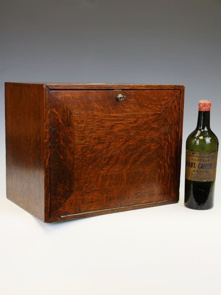 Houghton & Sons Oak Campaign Stationery & Dispatch Chest photo 1450.0
