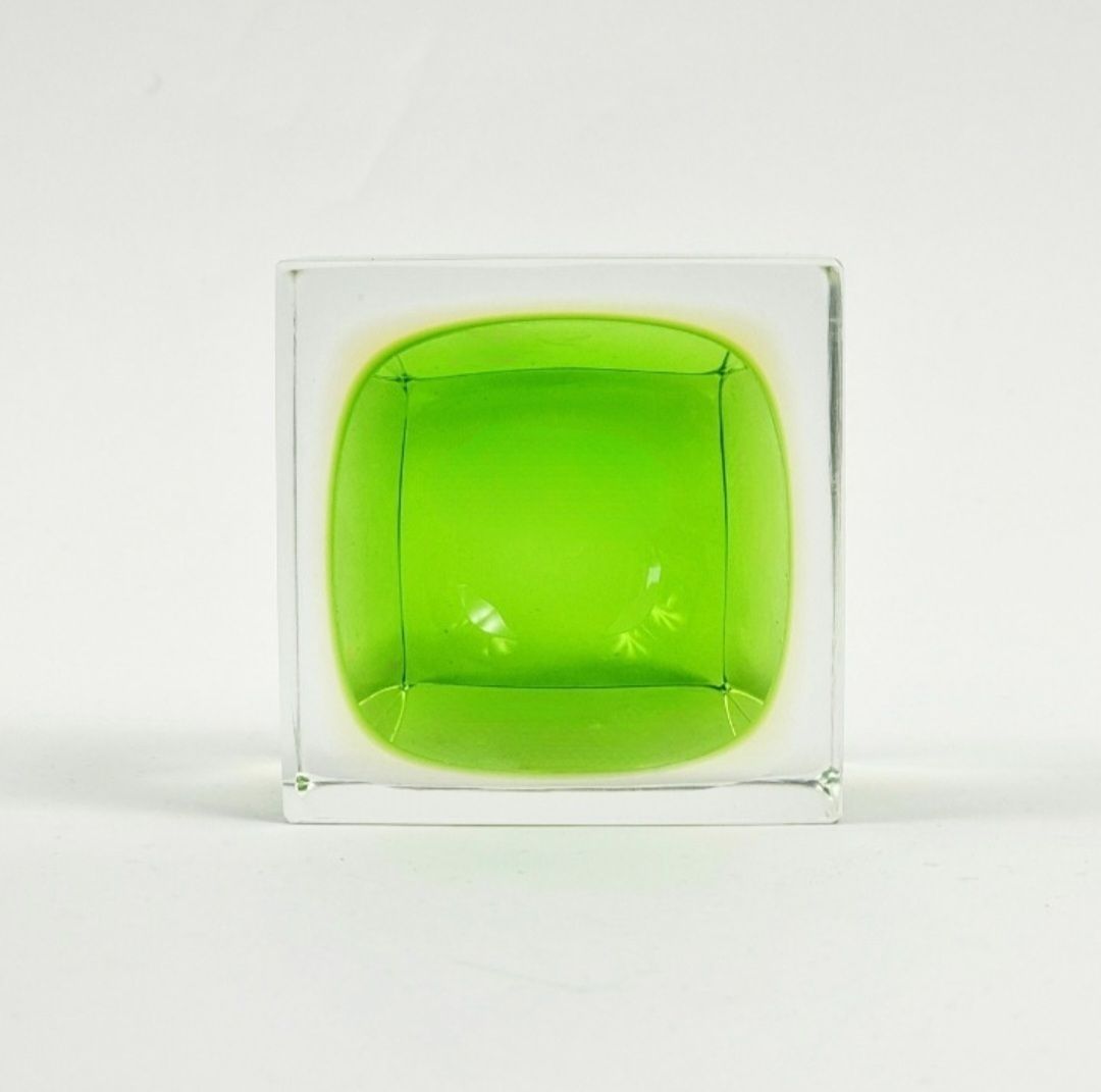 Mid Century Sommerso Murano Glass Catchall By Flavio Poli For Seguso Vetri D'arte, Italy, 1970s photo 240.0