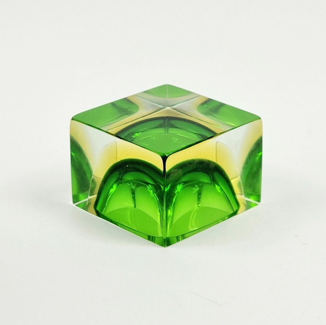 Mid Century Sommerso Murano Glass Catchall By Flavio Poli For Seguso Vetri D'arte, Italy, 1970s photo vinterior