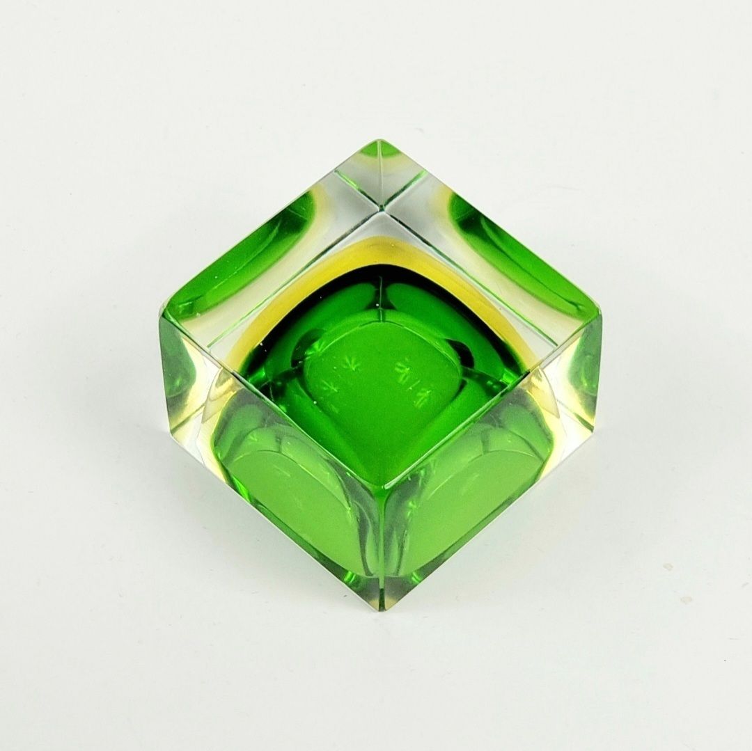 Mid Century Sommerso Murano Glass Catchall By Flavio Poli For Seguso Vetri D'arte, Italy, 1970s photo buy