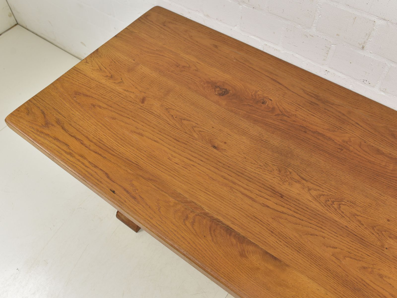 Antique! Restored Dining Table, 180 X 84 Cm, Farmhouse Table, Monastery Table, Solid Oak photo Furniture