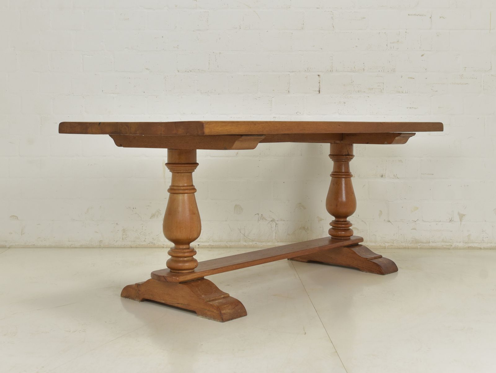 photo for sale Antique! Restored Dining Table, 180 X 84 Cm, Farmhouse Table, Monastery Table, Solid Oak