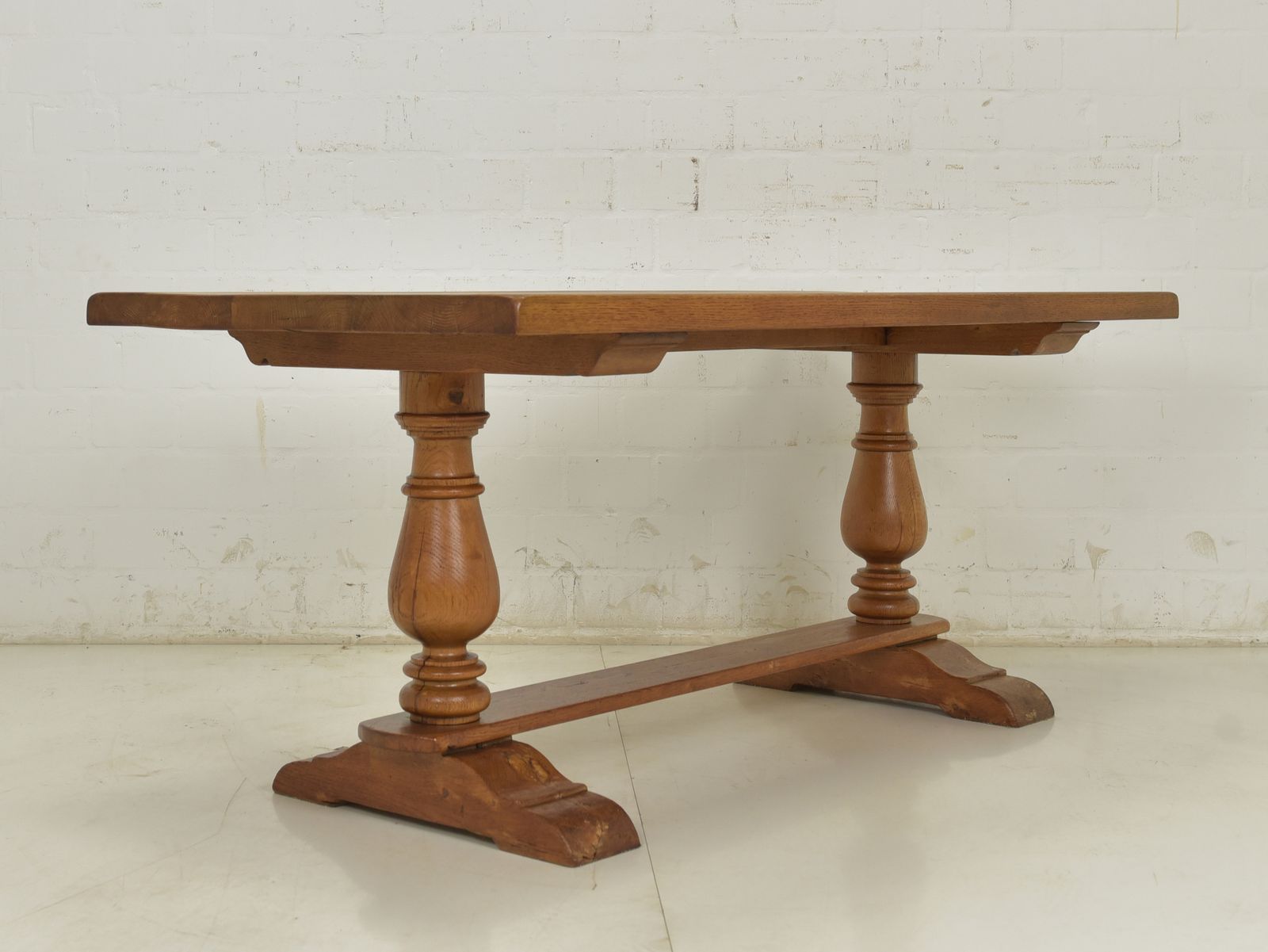Furniture Antique! Restored Dining Table, 180 X 84 Cm, Farmhouse Table, Monastery Table, Solid Oak photo