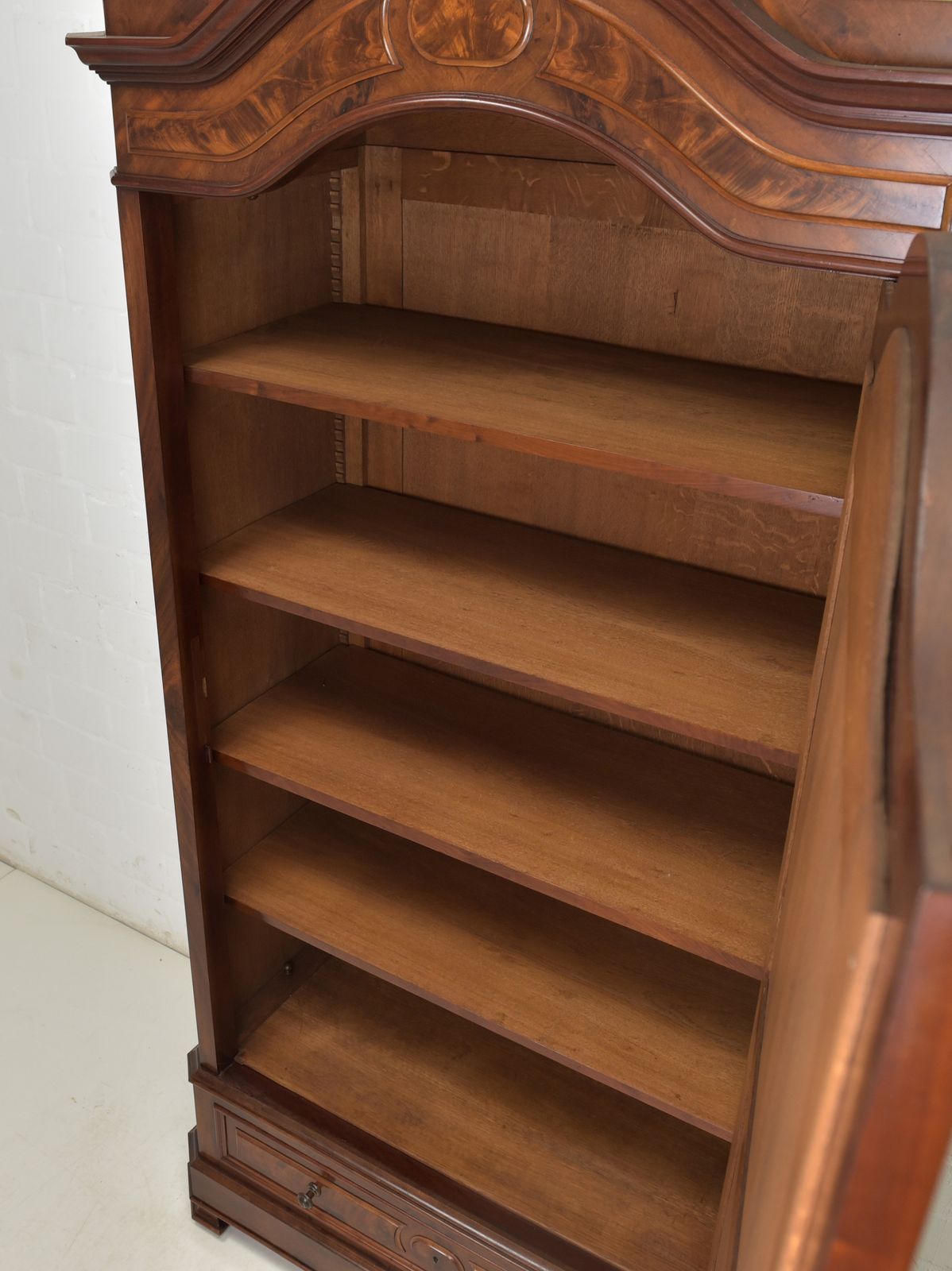 Antique! Single Door Wardrobe, Restored Mahogany, Louis Philippe Style, Hall Wardrobe photo Furniture