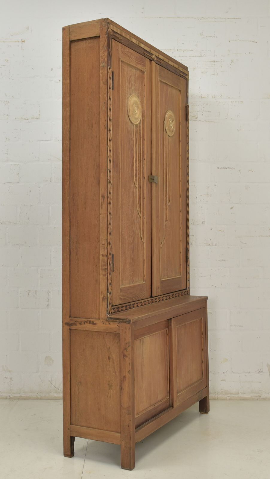 photo for sale Antique! Narrow Art Deco Cabinet, Restored, Display Case, Collector's Cabinet, 2 Of 2