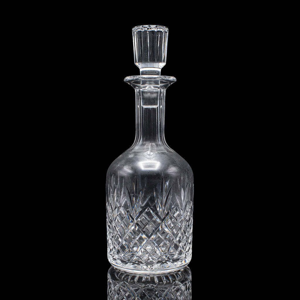 Vintage Sherry Decanter, English, Cut Glass, Spirit Bottle, Liqueur, Port, Gin photo vinterior