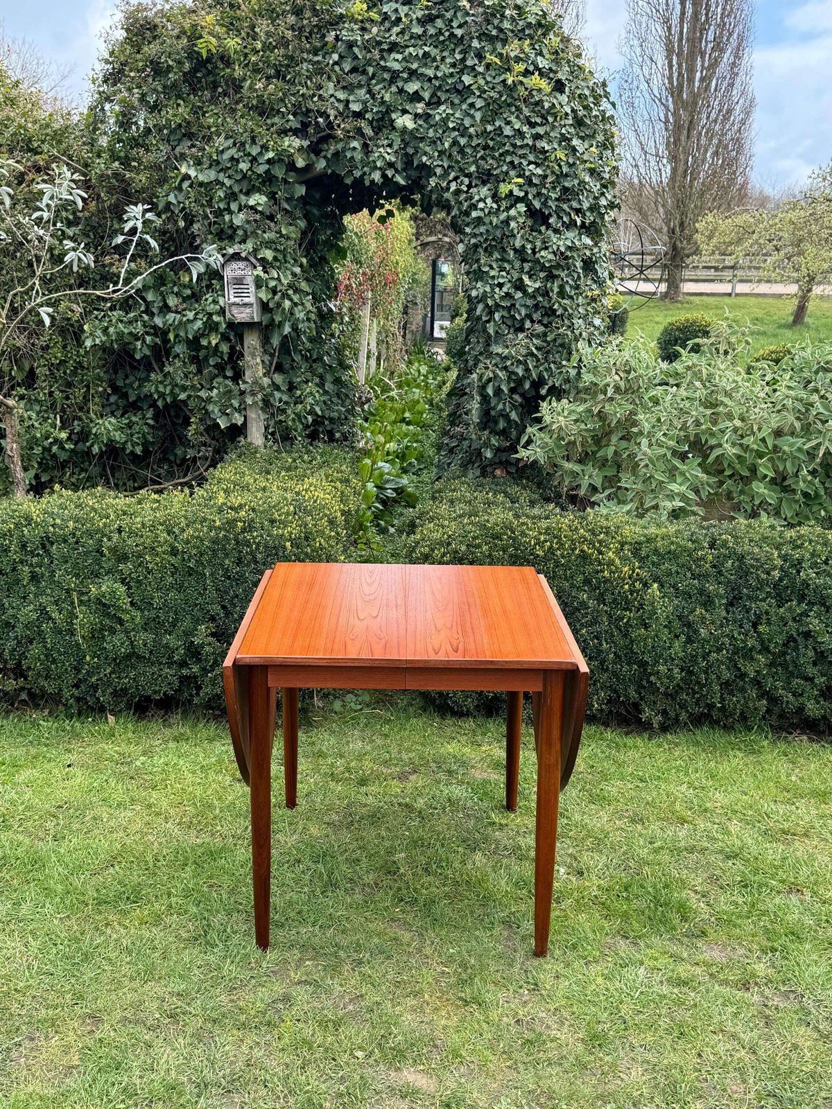 Mid Century Danish Teak Dining Table By Arne Vodder Seats 8 To 10 ;1960 photo for sale