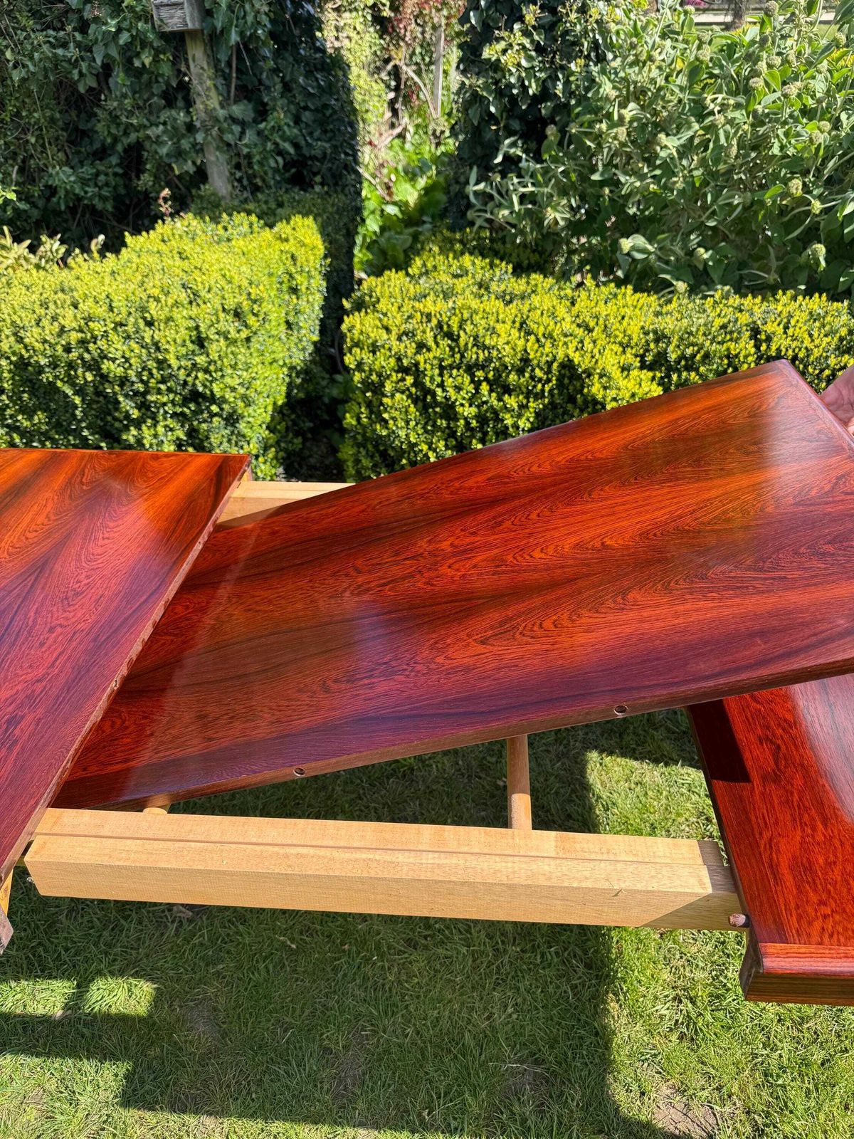 photo for sale Mid Century Modern Danish Rosewood Dining Table By H. W. Klein For Bramin, 1960s   Pending A10 Certificate