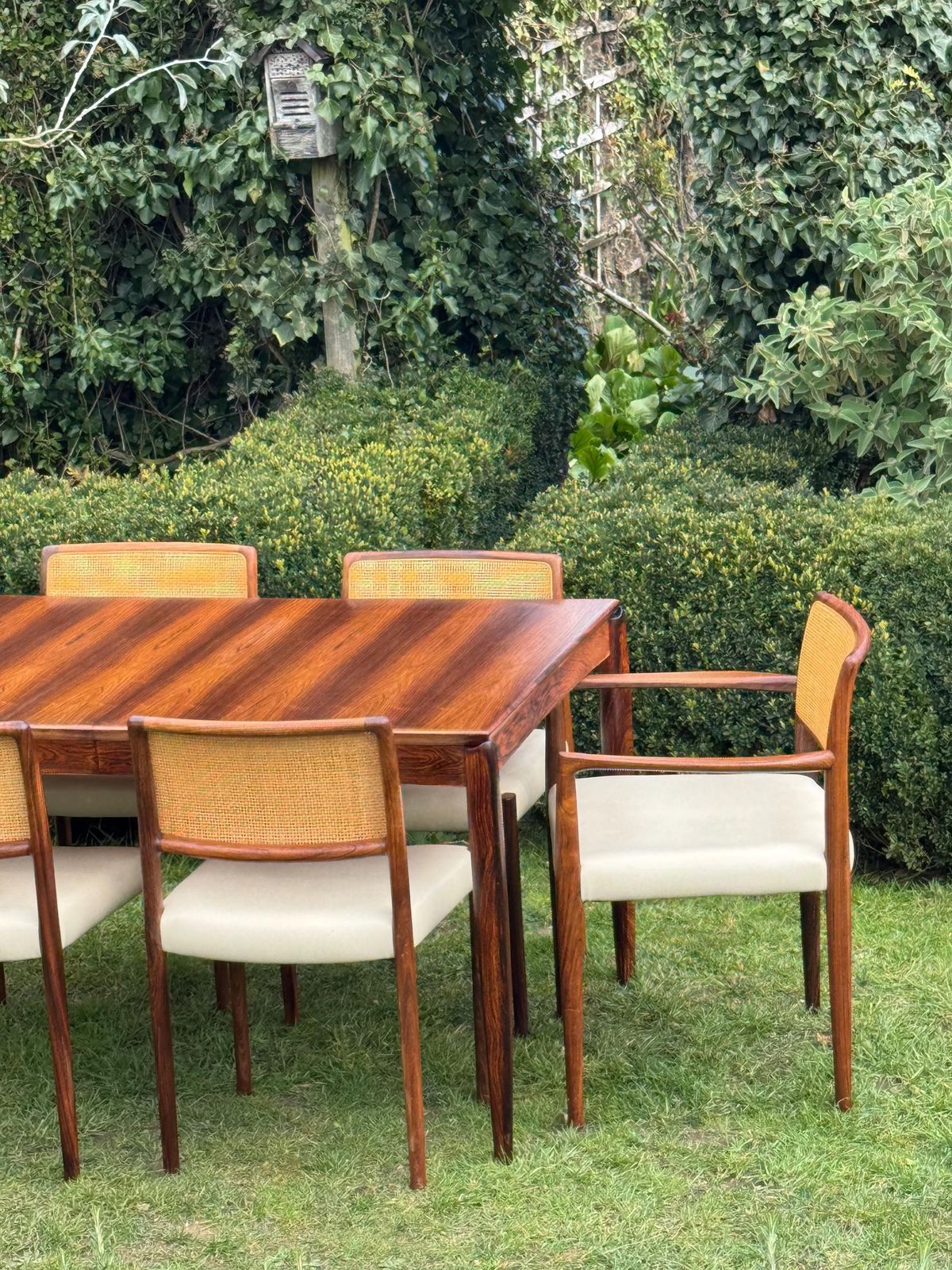 Mid Century Modern Danish Rosewood Dining Table And Eight Rosewood Chairs By Niels Otto Moller 1960 photo buy