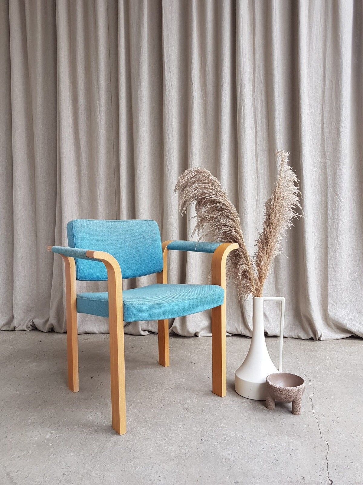 Vtg Late Mid Century Armchair Side Chair By Magnus Olesen Modernist Retro R123