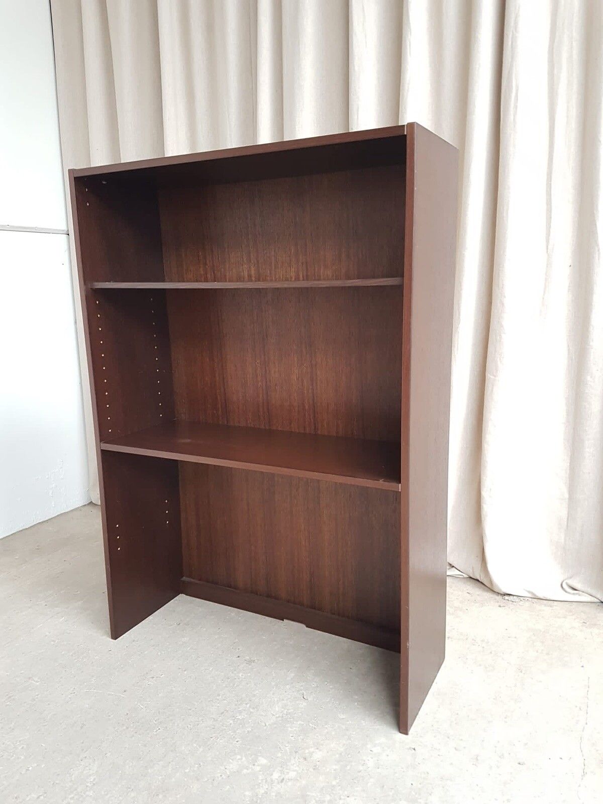 Vtg Late Mid Century Danish Bookcase Shelving Wall Unit Retro Scandi R290 photo 145.0