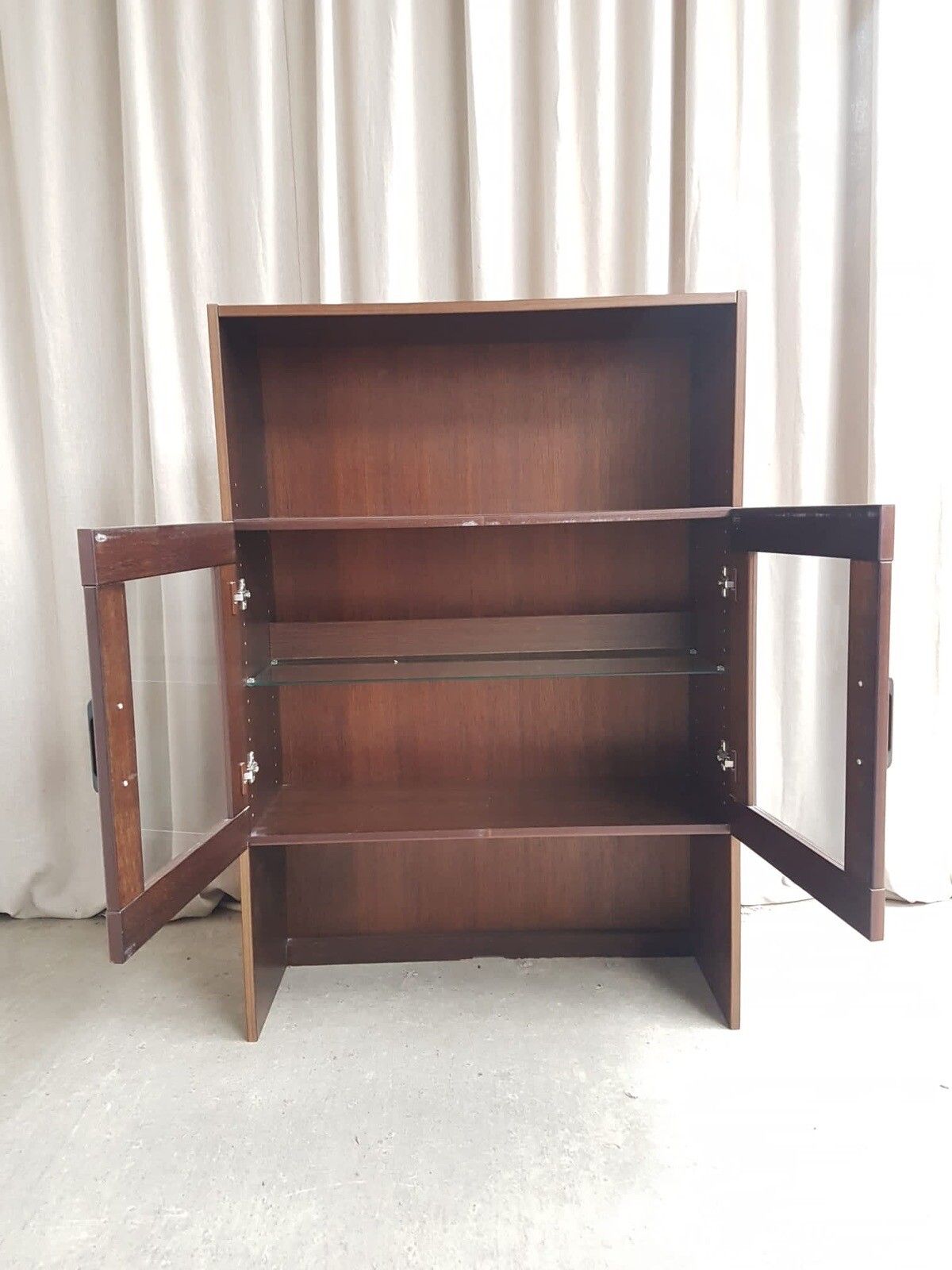 Vtg Late Mid Century Danish Bookcase Shelving Wall Unit Retro Scandi R291 photo furniture