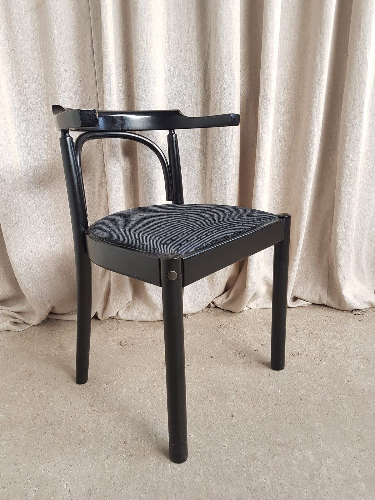 Vtg Late Mid Century Thonet Style Armchair Side Occasional Desk Chair Retro R279 photo vinterior