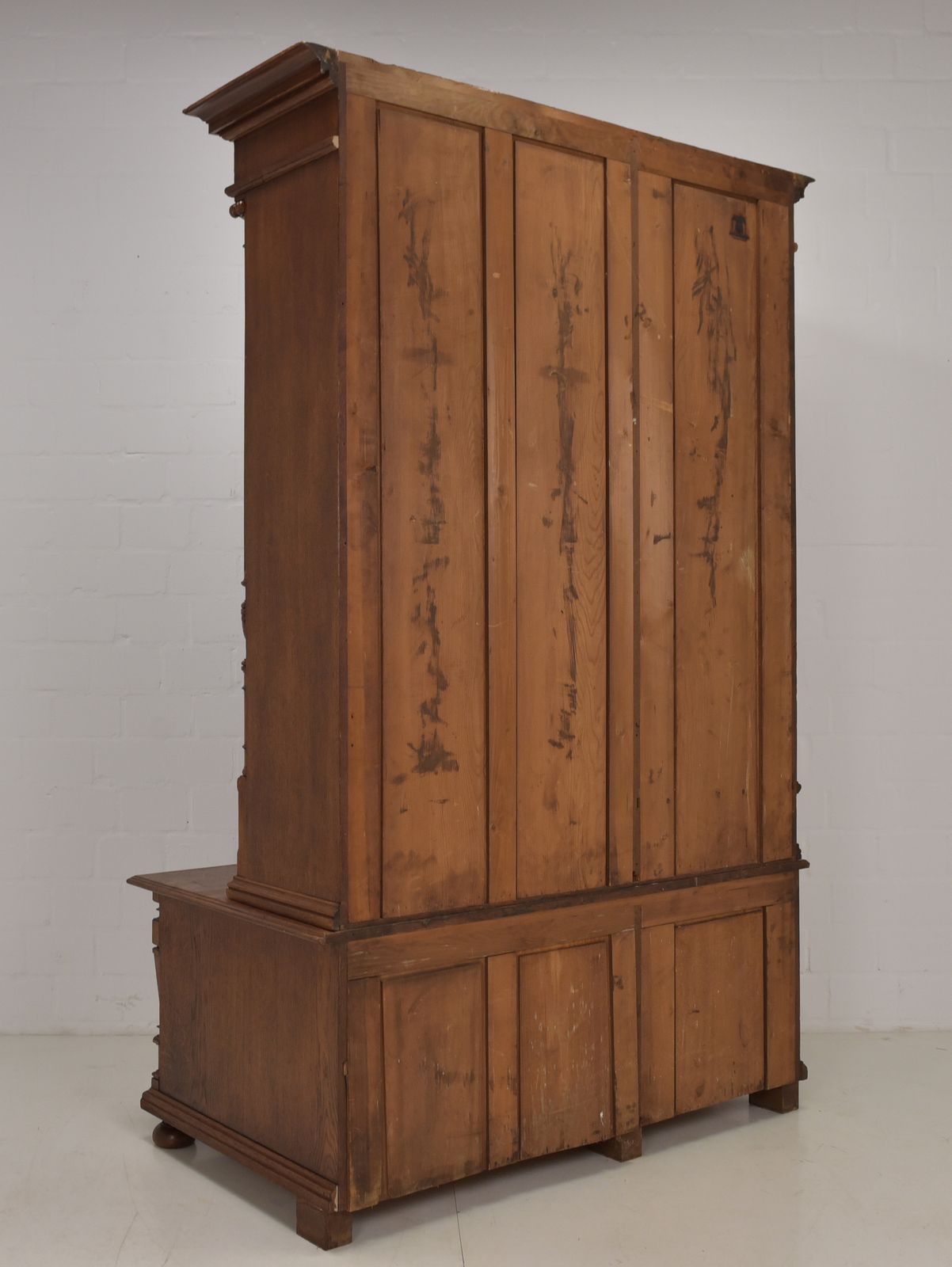 2284.0 Antique! Restored Oak Bookcase, Gründerzeit Style, Display Cabinet, Bookcase photo