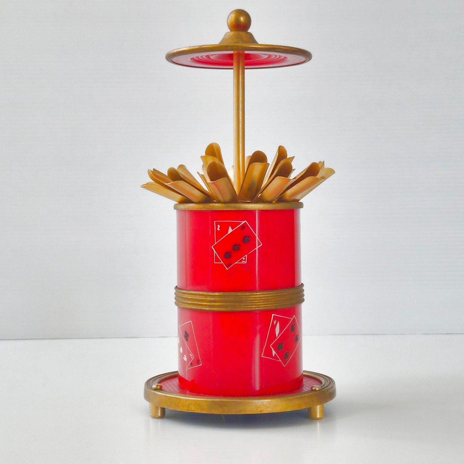 Vintage 1950s Cigarette Dispenser Theme Card Games 50s Rockabilly photo furniture