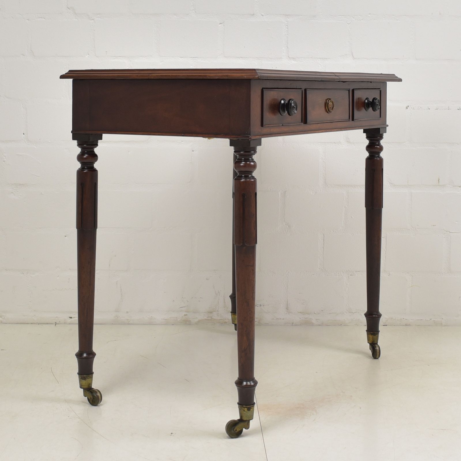 photo for sale Antique! Small Desk, Restored, England, Circa 1920, Mahogany Secretary