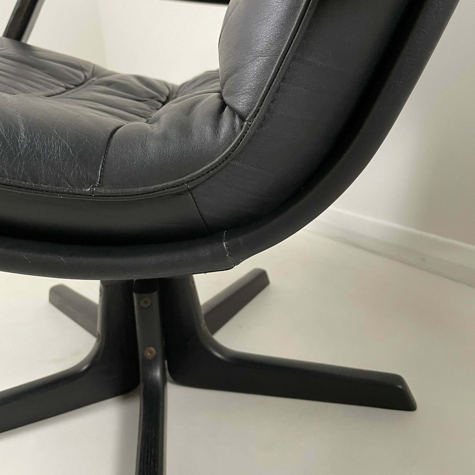 photo for sale Vintage C90 Danish Berg Chair And Footstool