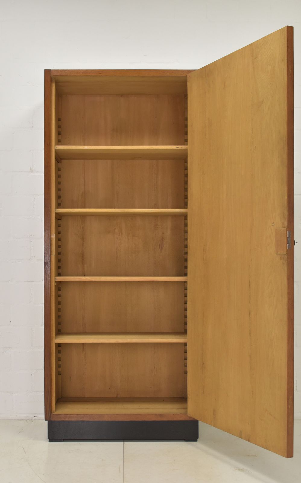 Narrow Cabinet, Mid Century Art Deco Style, Circa 1960, Oak Filing Cabinet photo for sale