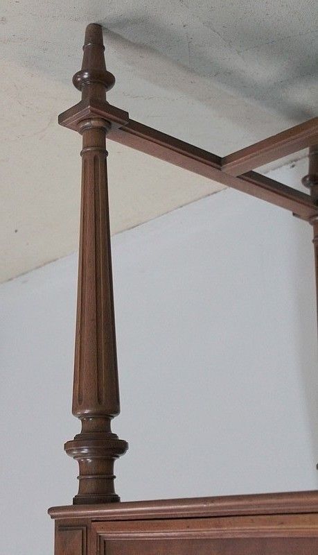 Office Cylinder Walnut 1930 photo vintage