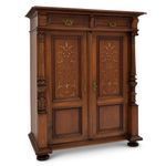 Antique! Restored Gründerzeit (Late 19th Century) Rosewood Cabinet