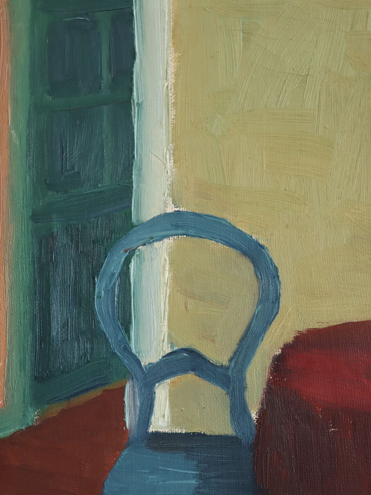 photo furniture The Red Table In Oil Onto Canvas