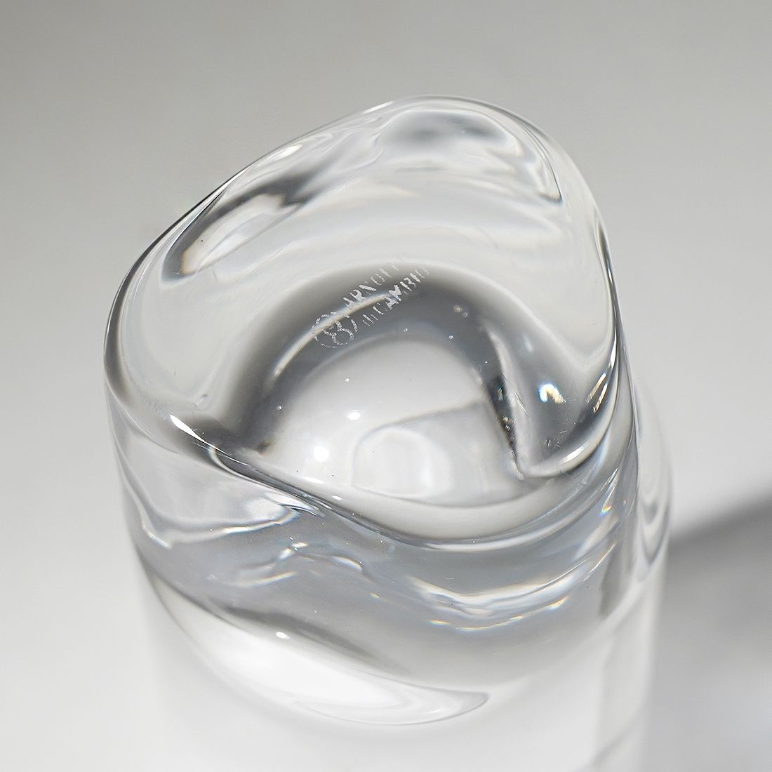 8 “Pitagora Highball” Glasses By Marco Zanuso For Arnolfo Di Cambio, 1970s photo vintage
