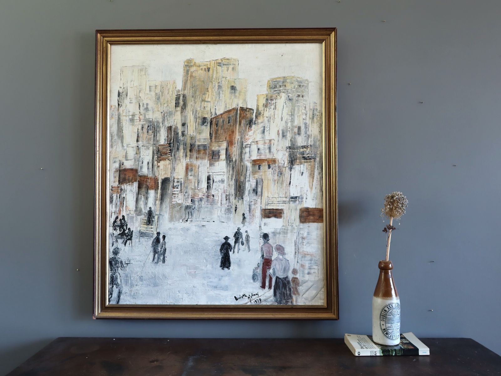 Old Town Reverieold Town Reverie In Oil Onto Canvas photo furniture