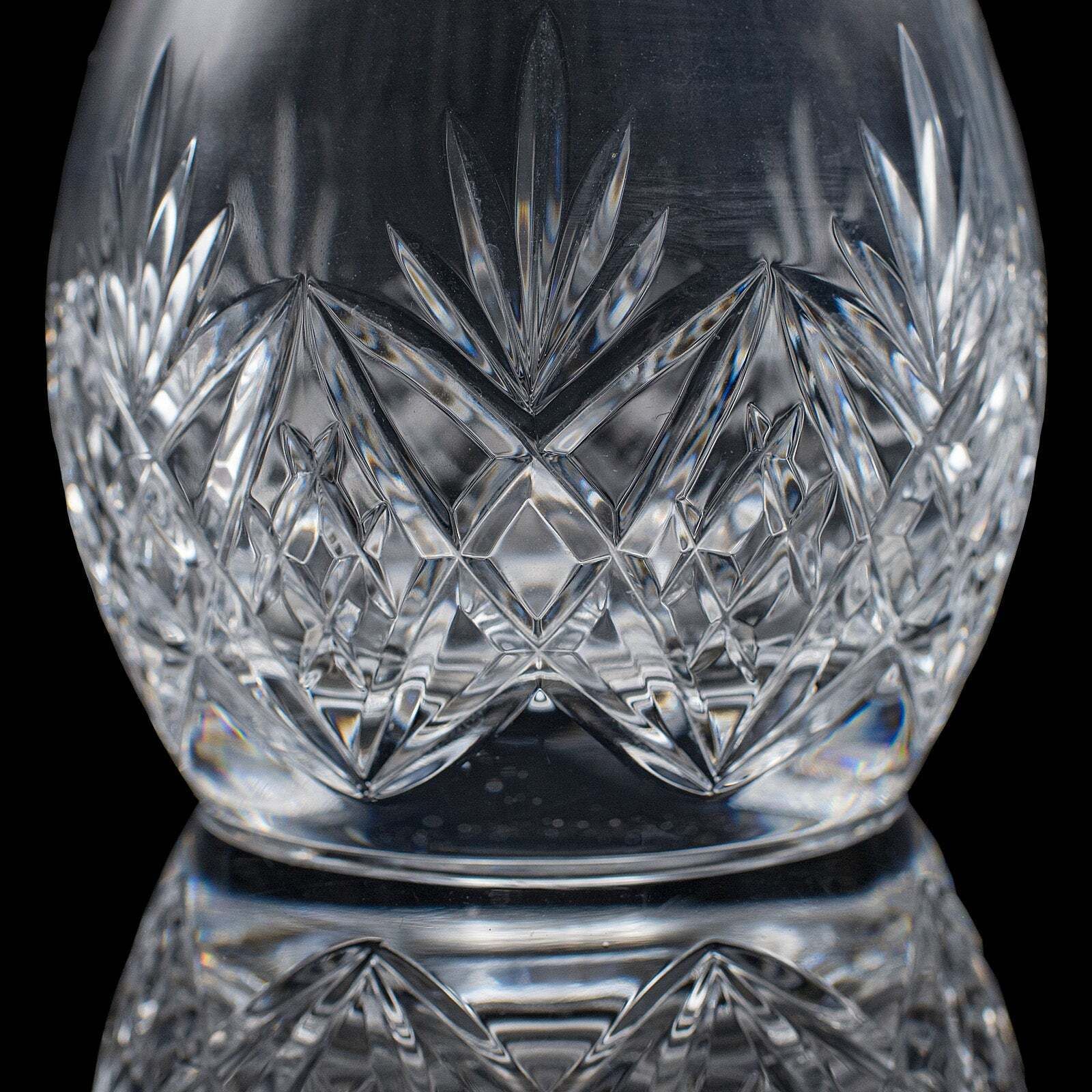 Home Decor Pair Of Vintage Spirit Decanters, English, Cut Glass, Liqueur Bottle, Port, Gin photo