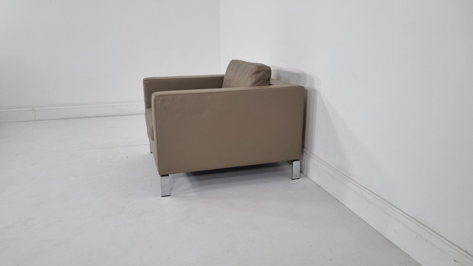 Walter Knoll 503 Armchair In Bamboo Leather Excellent Condition #6 photo vintage