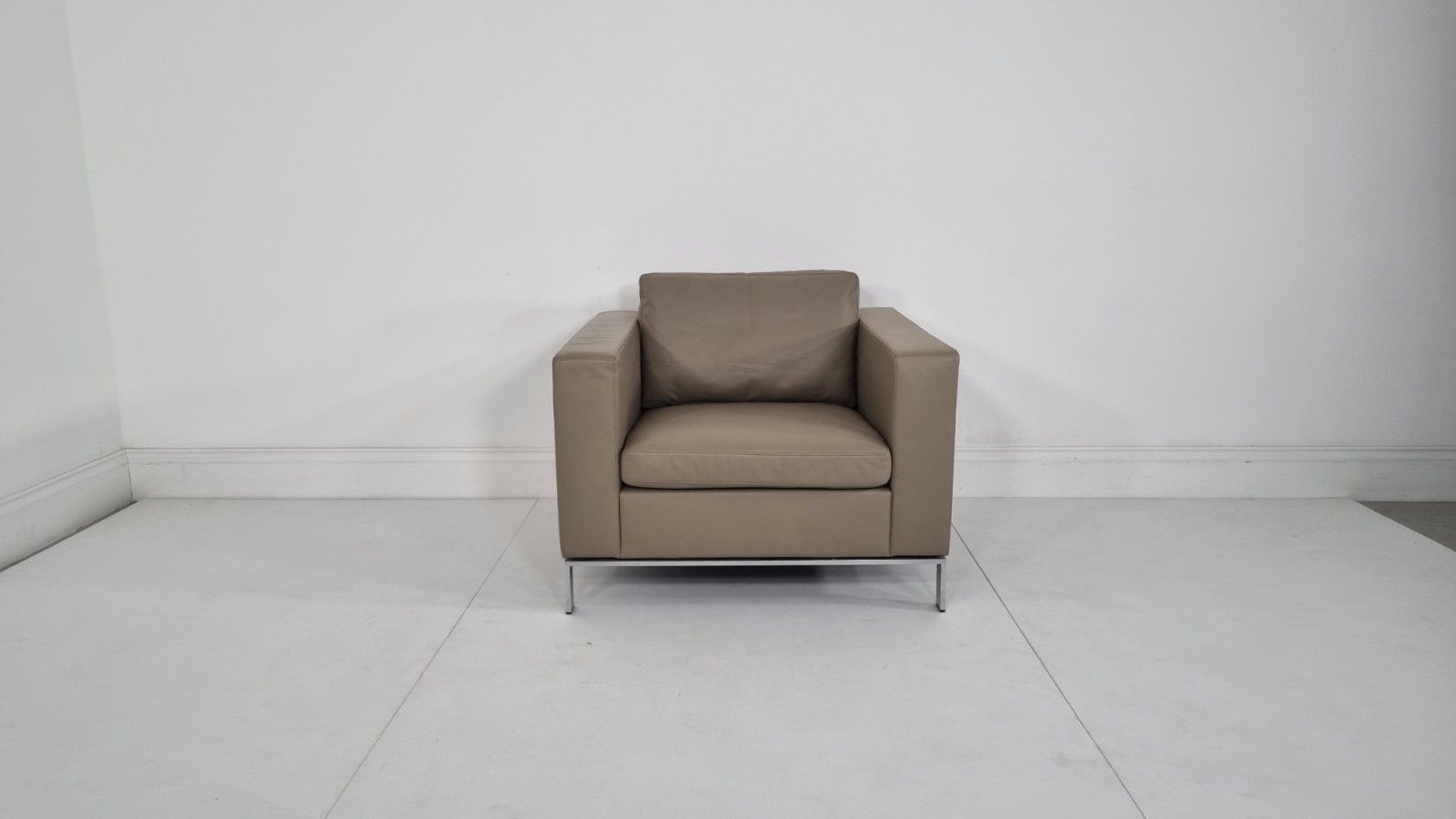 Walter Knoll 503 Armchair In Bamboo Leather Excellent Condition #7 photo furniture