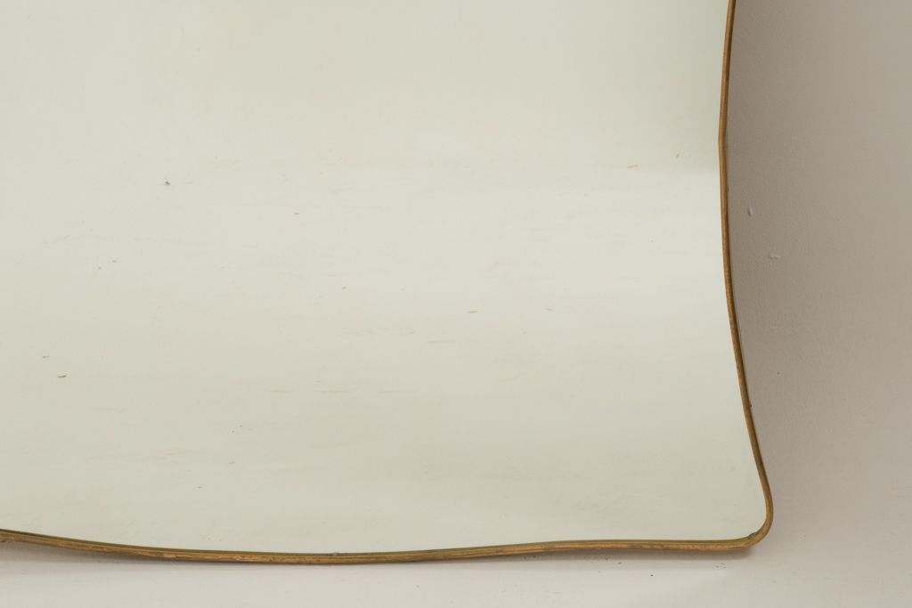 Pair Of Mirrors In The Style Of Gio Ponti. Realized In The 1980s. photo for sale