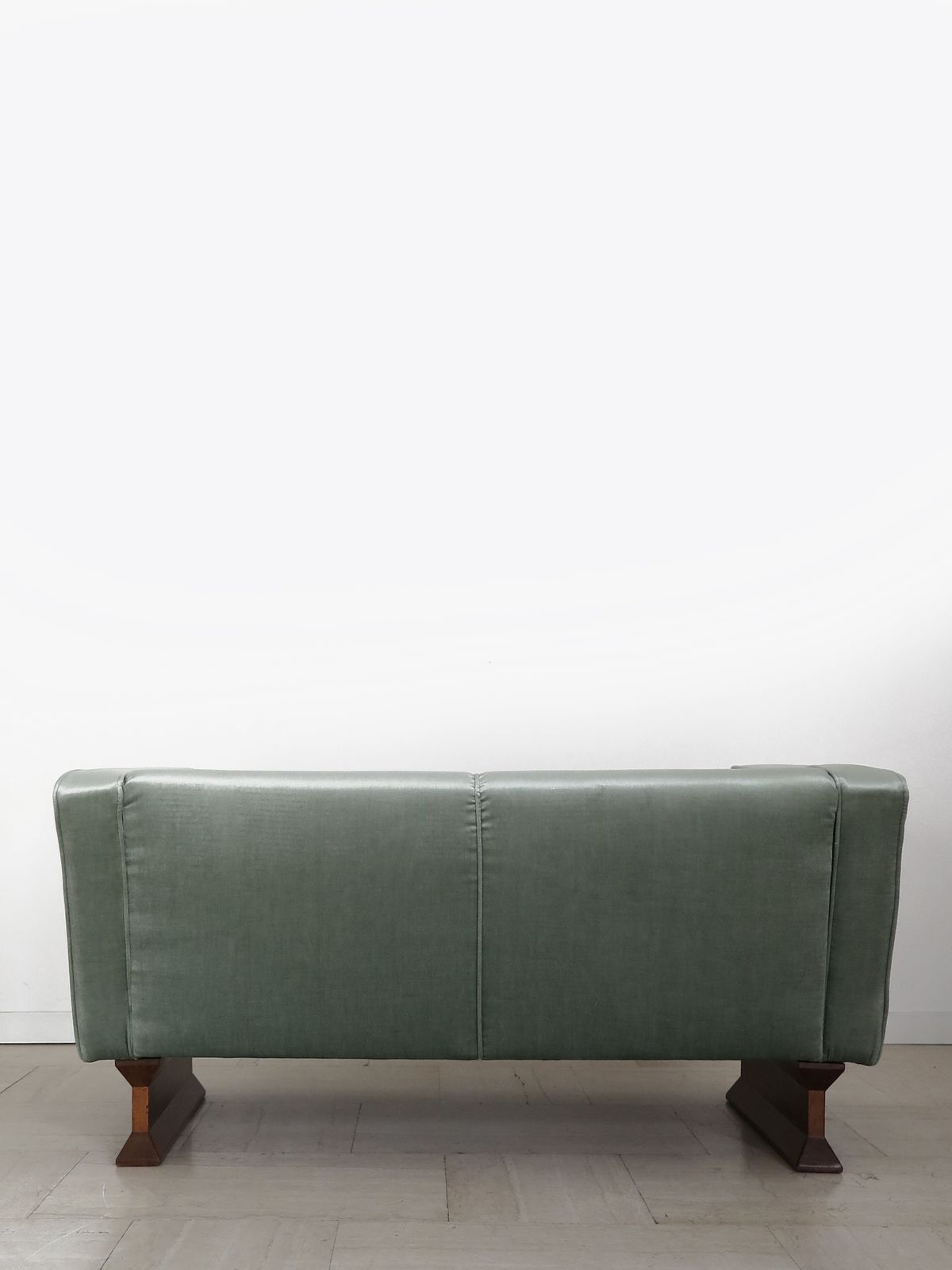 Franco Albini For Poggi Midcentury Velvet Two Seat Sofa, Italy 1960s photo 13500.0