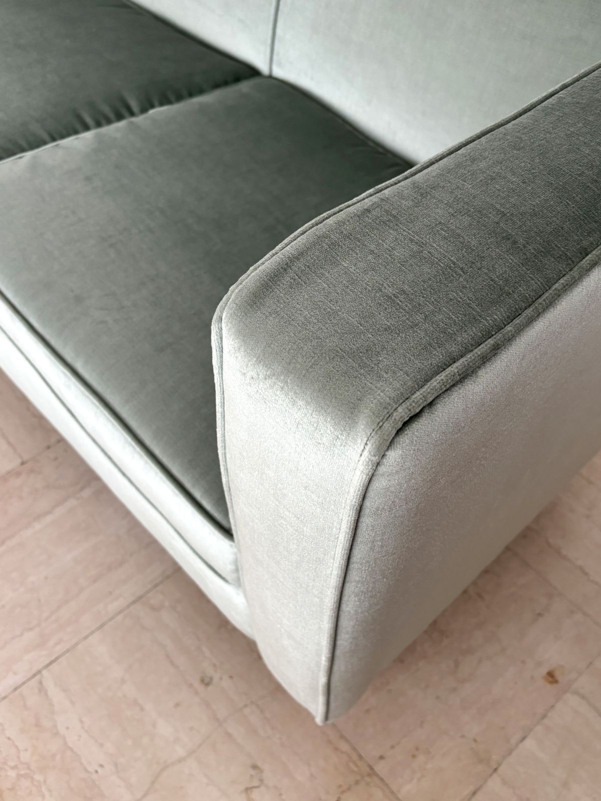 Furniture Franco Albini For Poggi Midcentury Velvet Two Seat Sofa, Italy 1960s photo