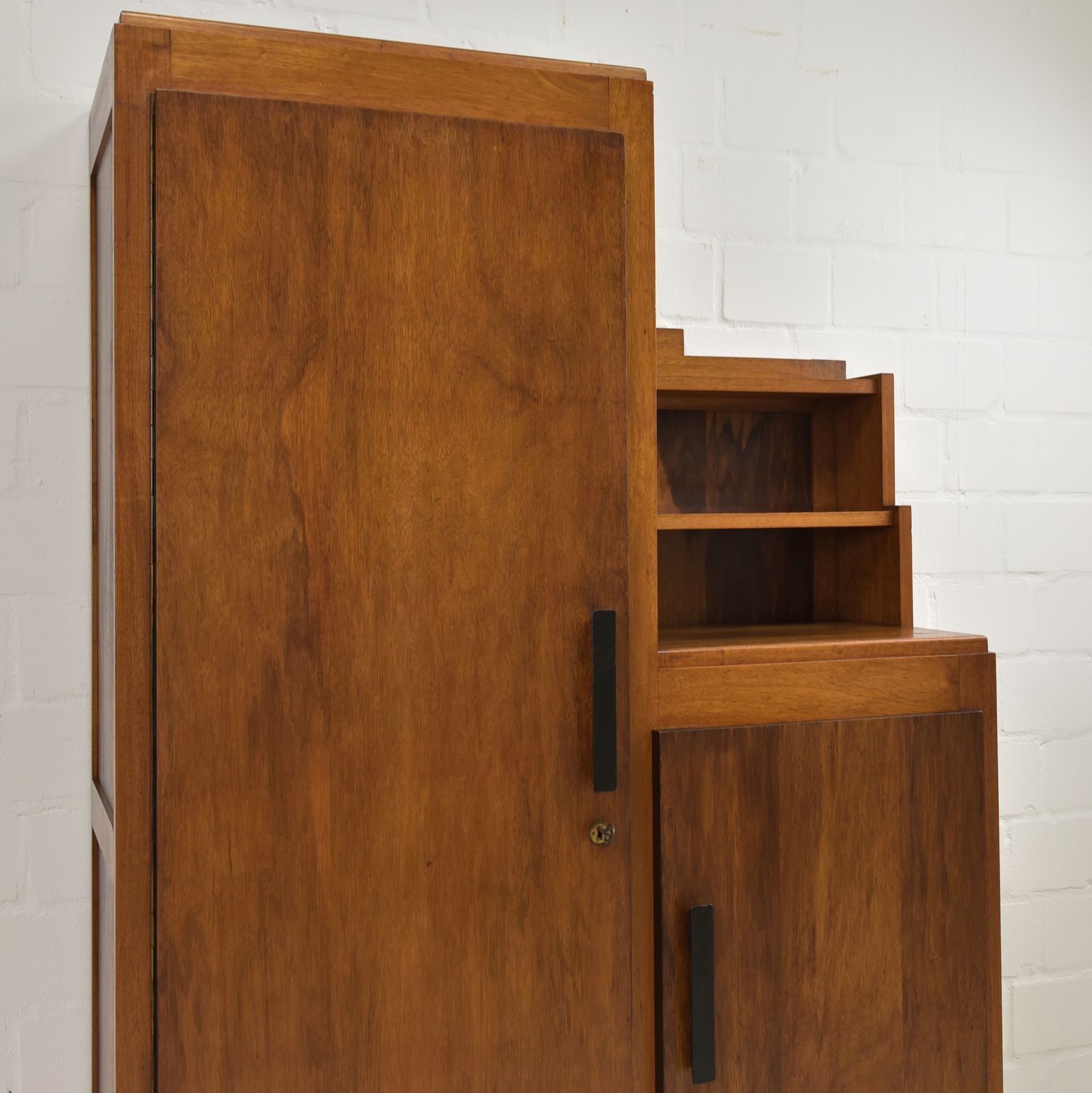 Antique! Bauhaus Cabinet, Restored; Filing Cabinet; Art Deco Office; Matching Desk photo vintage