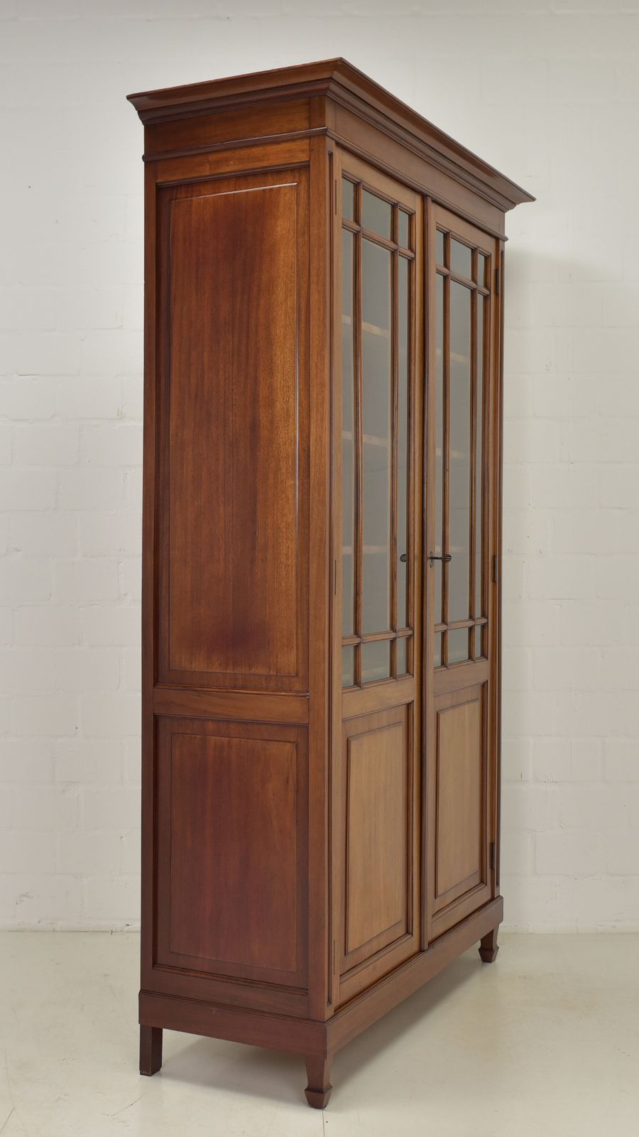 Furniture Antique! Restored Art Nouveau/Art Deco Mahogany Bookcase/Display Cabinet photo