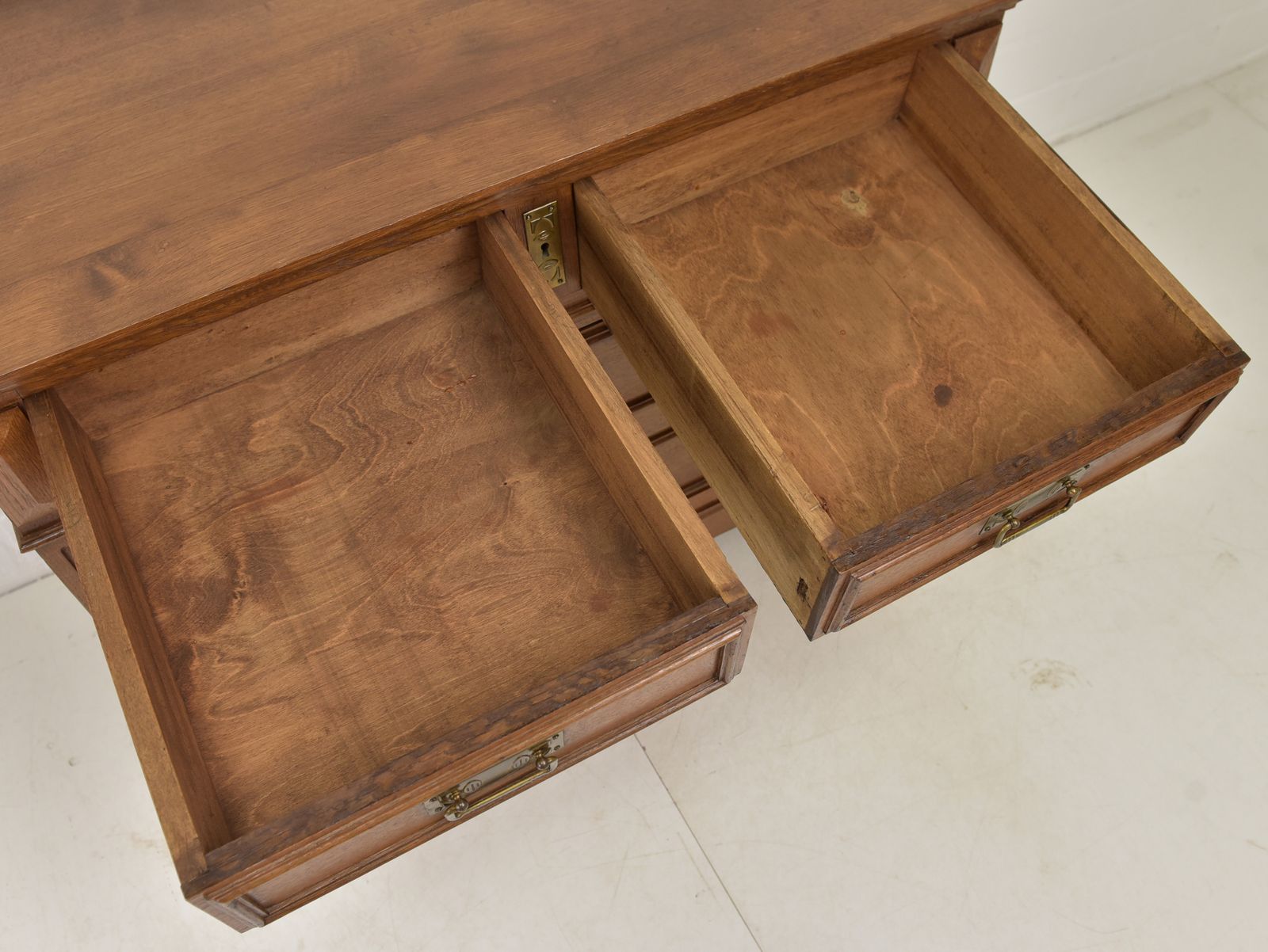 Antique! Small Restored Oak Chest Of Drawers, Gründerzeit Style. photo Furniture