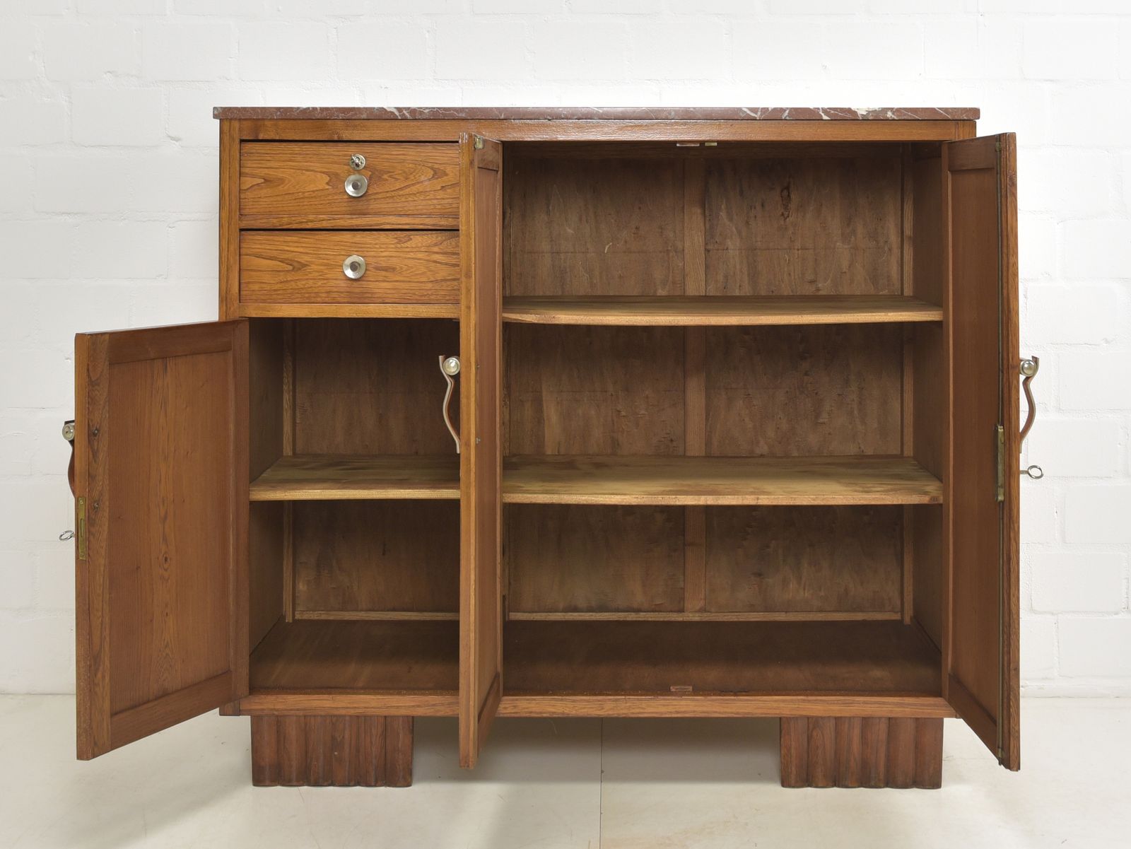 Antique! Restored Art Deco Sideboard, Circa 1930. Chest Of Drawers, Sideboard, Cabinet. photo for sale