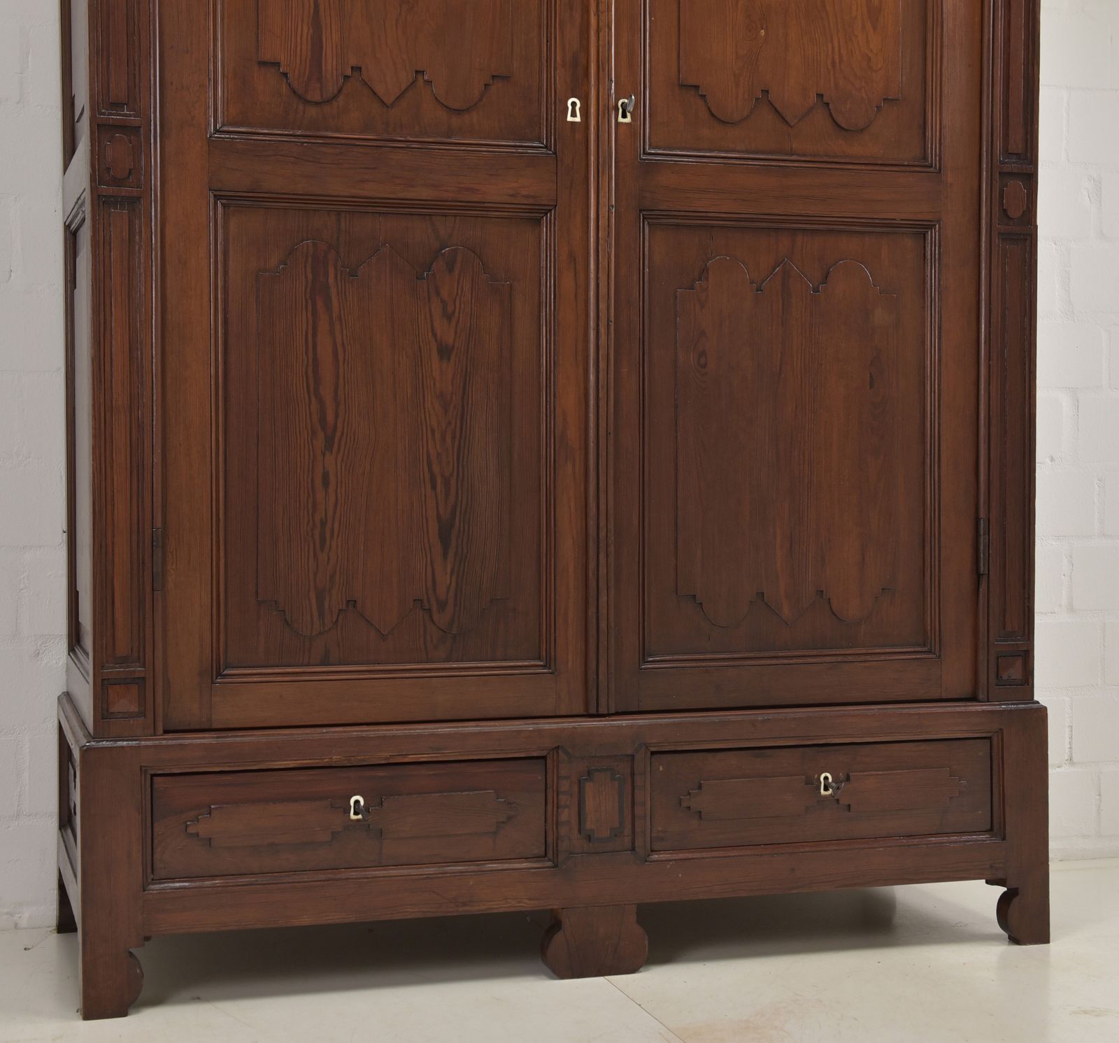 photo for sale Antique! Restored Art Nouveau Pine Softwood Wardrobe