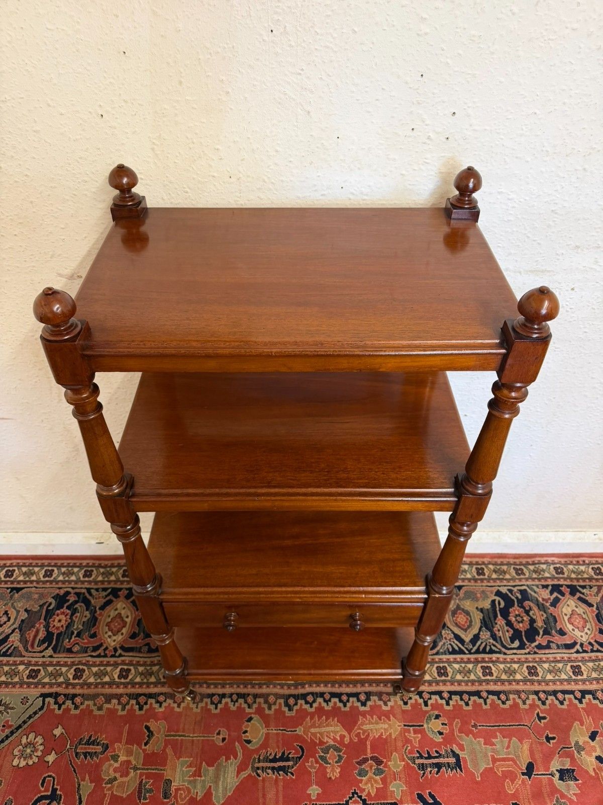 Quality Antique Mahogany Four Tier Whatnot/Etagere Circa 1880 photo vintage