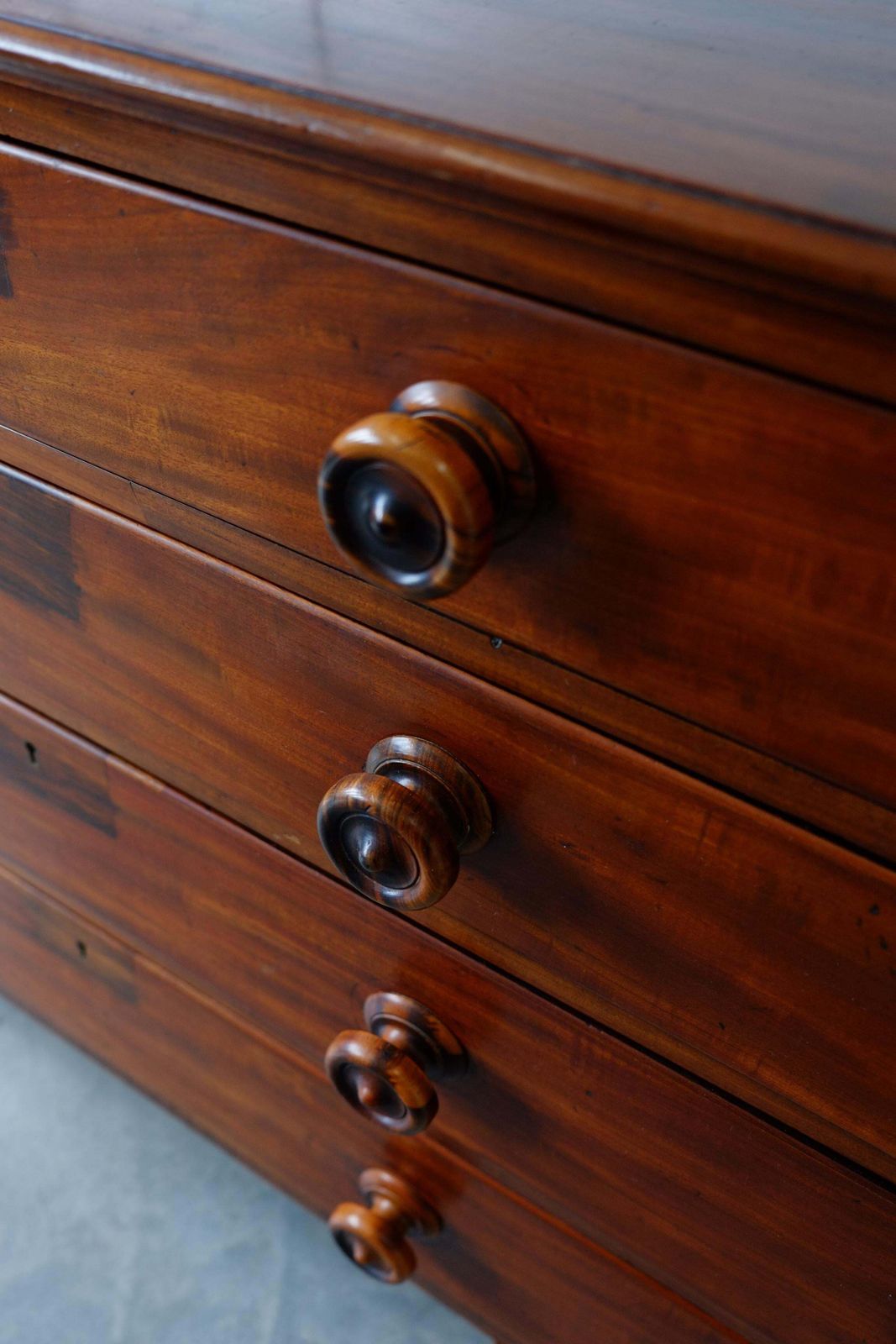 Unique 19th Century Mahogany Chest Of Drawers photo 1224.0