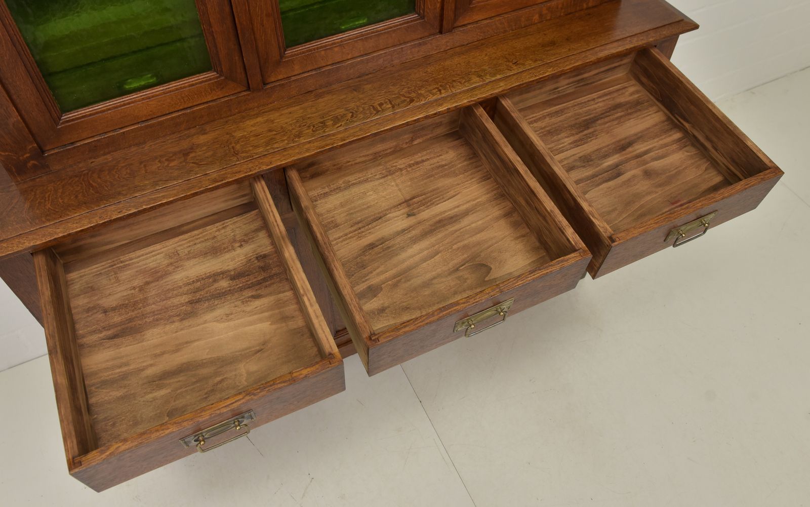 Antique! Restored Art Nouveau/Art Deco Oak Buffet Cabinet/Display Cabinet photo buy