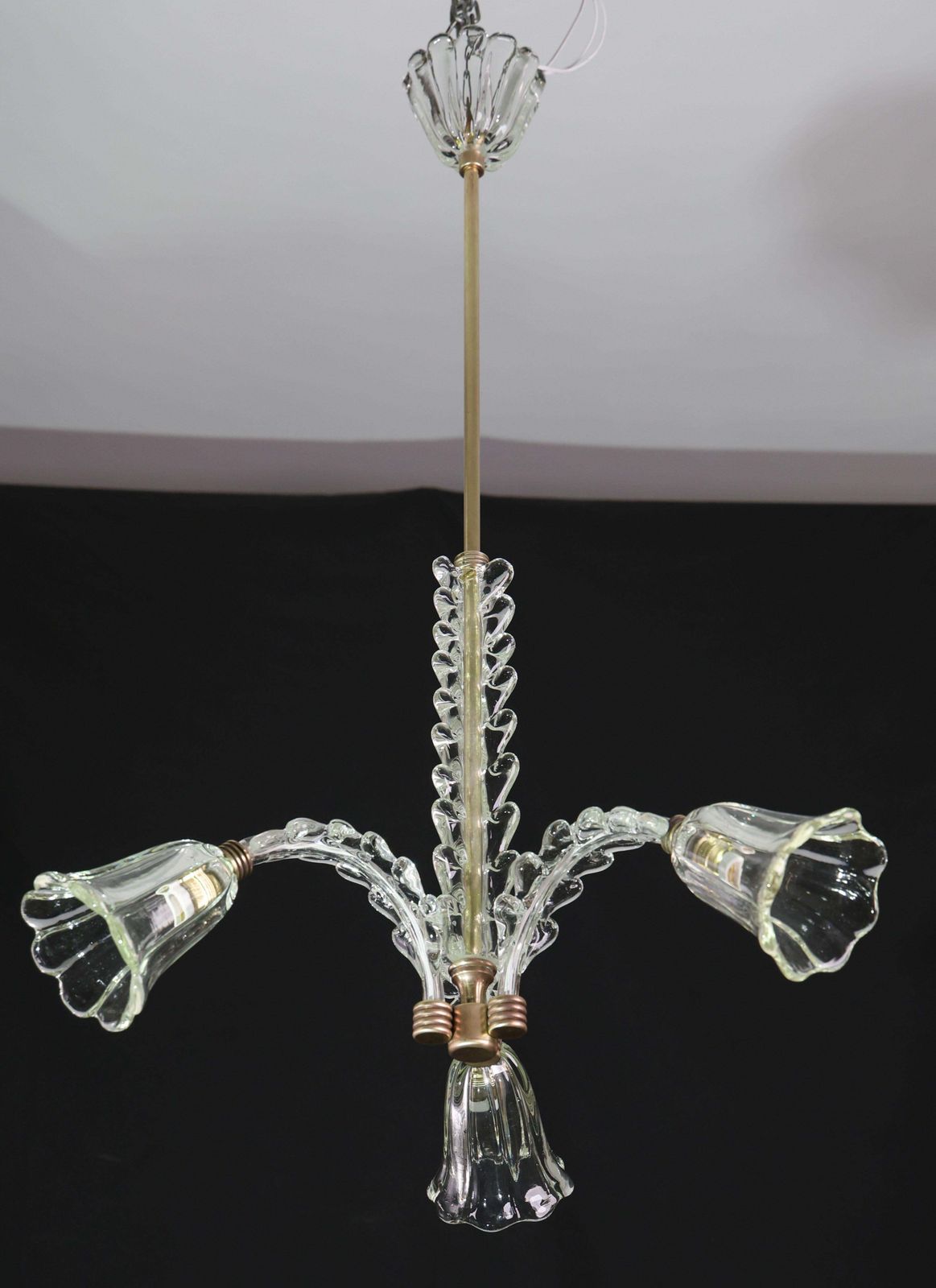 Charming Art Decò Chandelier By Barovier E Toso, 1940s photo furniture